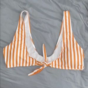Front tie bathing suit